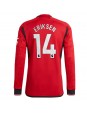 Manchester United Christian Eriksen #14 Replika Hemmakläder 2023-24 Långärmad